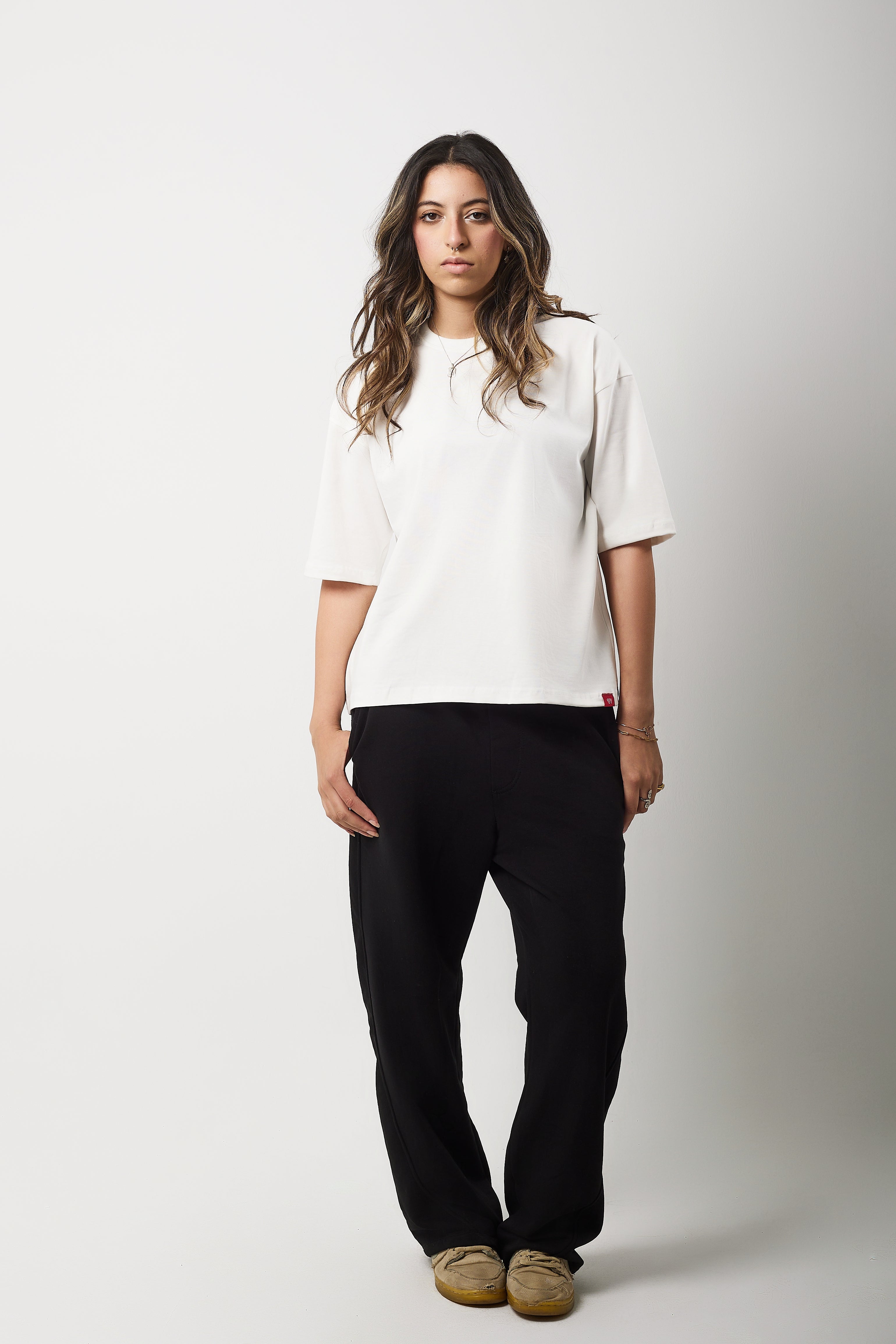 Boxy Short Sleeve T-shirt (White)