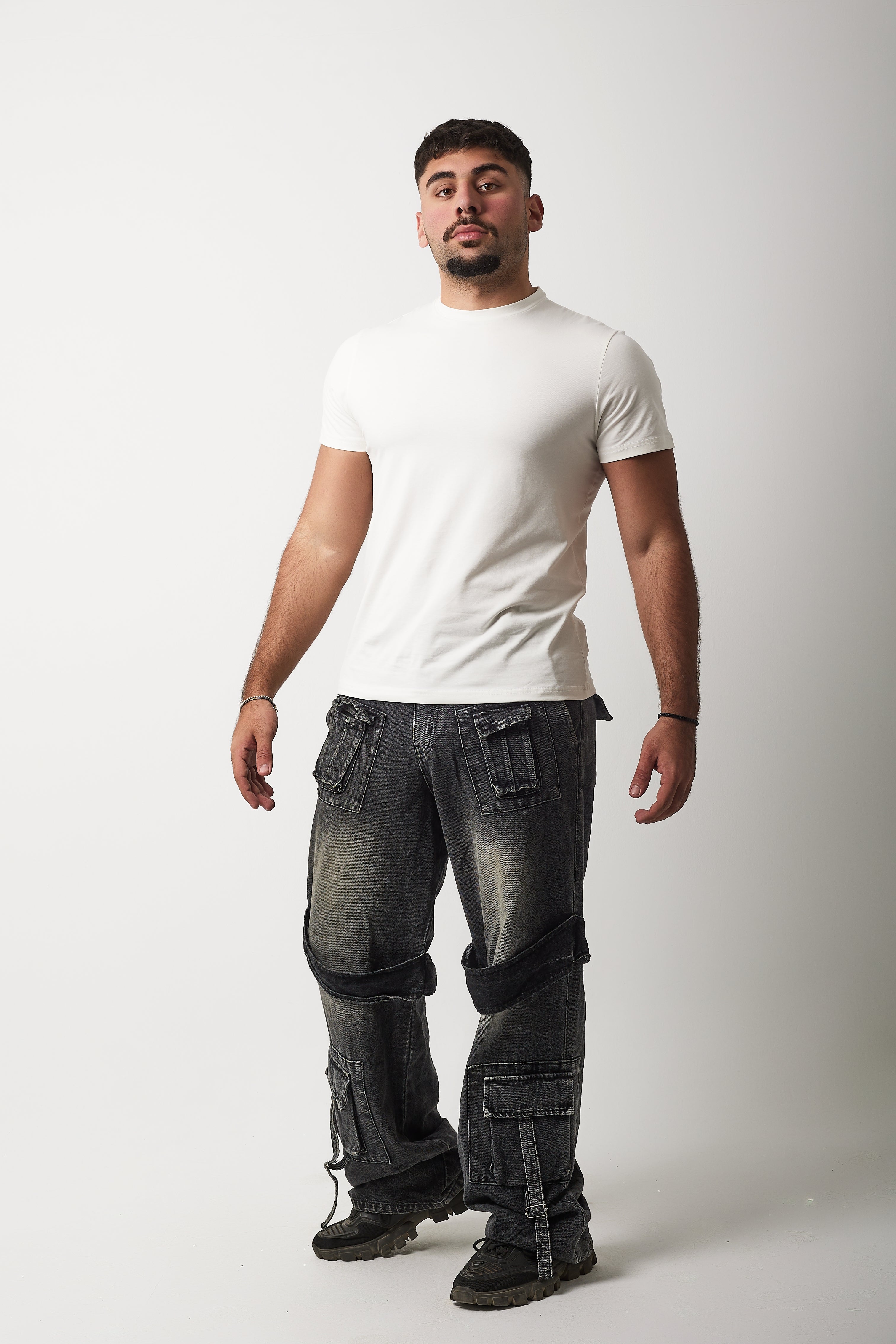 Fitted Short Sleeve T-shirt (White)
