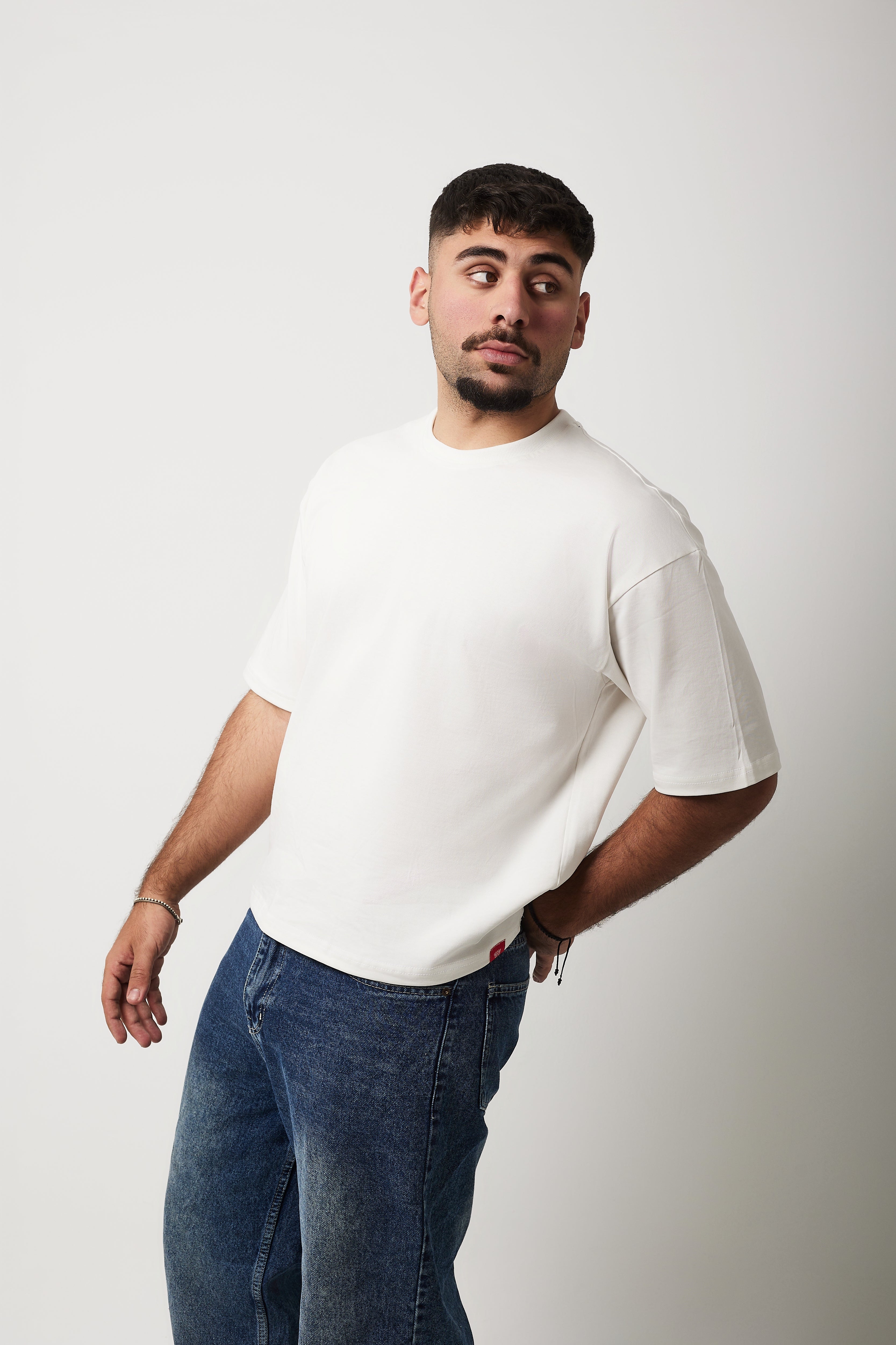 Boxy Short Sleeve T-shirt (White)