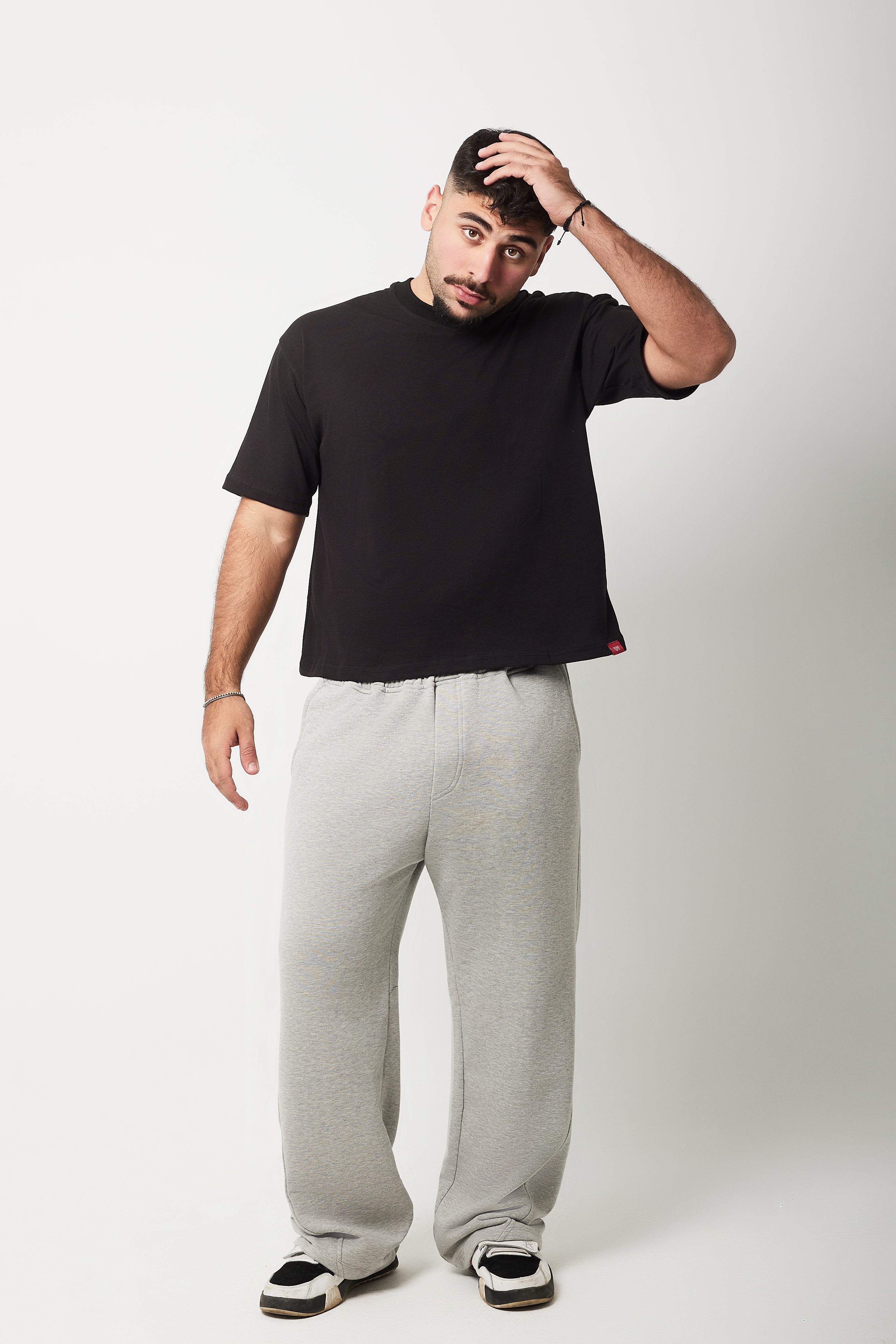 Boxy Short Sleeve T-shirt (Black)