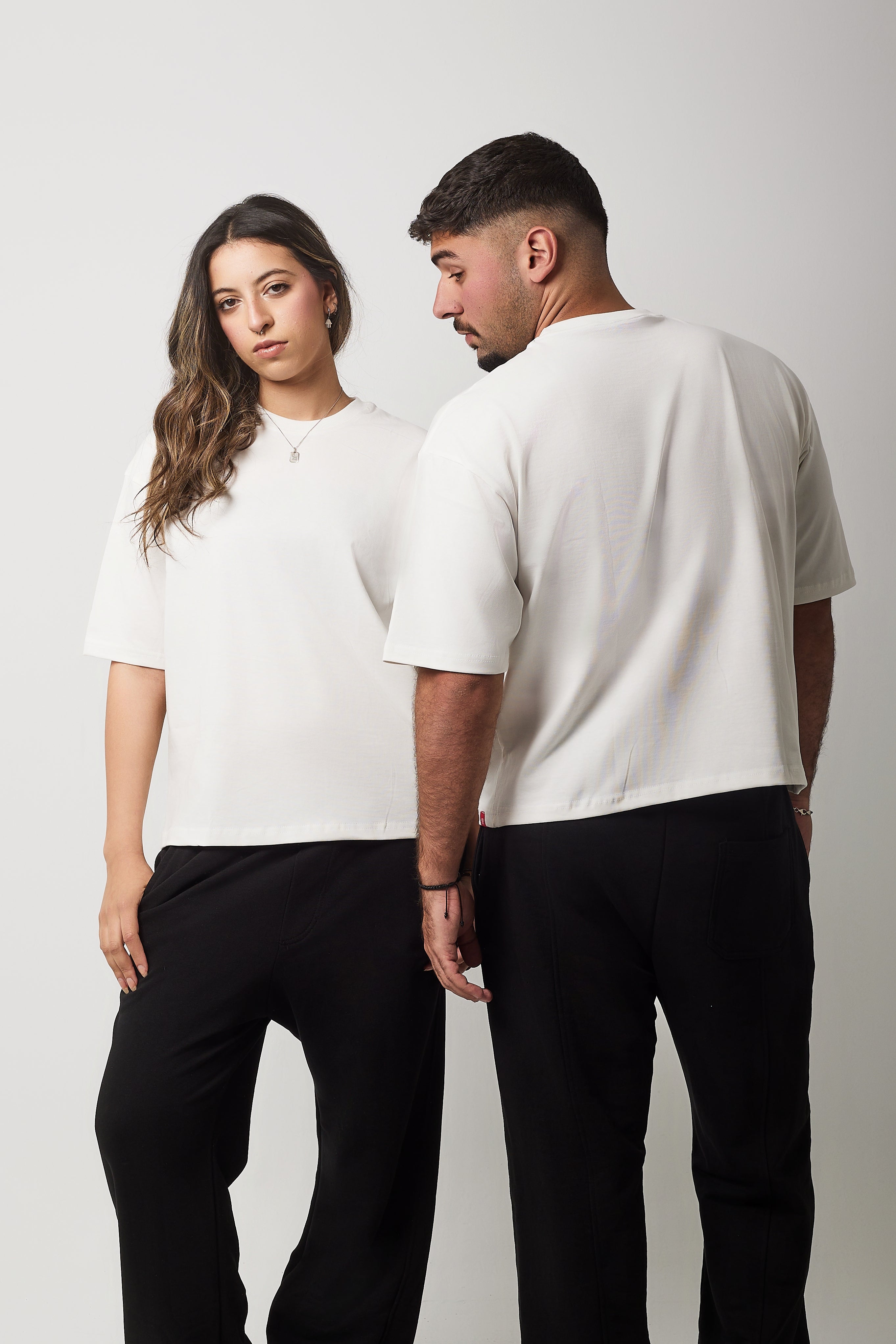 Boxy Short Sleeve T-shirt (White)